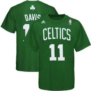  adidas Boston Celtics #11 Glen Davis Green Net Number T 