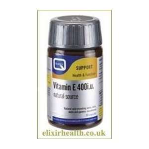  Quest Vitamin E 400 Iu 30 Capsules