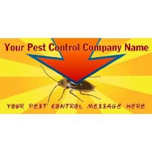  3x6 Vinyl Banner   Pest Control Company Message 