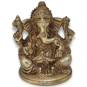  Snake Belt Ganesha Religious Statues Handmade Brass Gift 