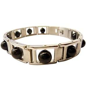  Bioexcel Stone and Energy Bracelet   Stainless Steel with 
