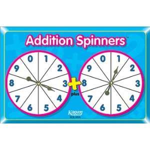 New Kagan Publishing Addition Spinners Create Multiple Digit Problems 