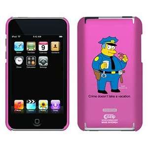  Chief Wiggum on iPod Touch 2G 3G CoZip Case Electronics