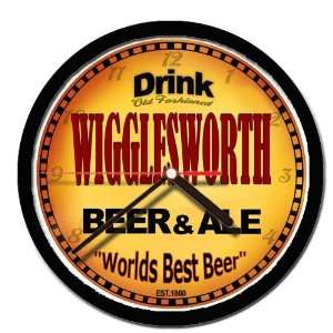  WIGGLESWORTH beer and ale cerveza wall clock: Everything 