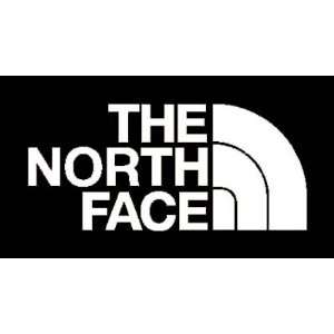 NORTH FACE White Vinyl Sticker/Decal (Clothing,Sports)