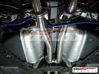 GODSPEED 03 08 NISSAN 350Z/ INFINITI G35 COUPE FULL STAINLESS GT DUAL 