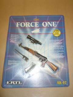 ERTL   FORCE ONE   DIECAST AK47 Carded Ideal for ACTION MAN  