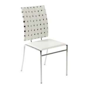  02414 Carina Side Chair in White (Set of