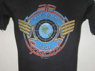   1981 38 Special U.S. Tour T Shirt. Image is copyright 38 Special 1981