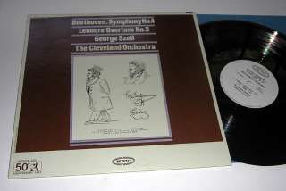 MONO SAMPLE EPIC LP Beethoven Sym #4 Szell NM  