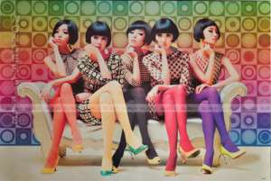 Wonder Girls Poster Korean Singer NoBody Sofa Colour  