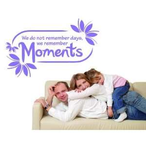  Moments   Vinyl Wall Words Decal