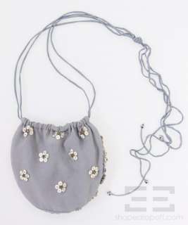 Megan Park Silver Jewel Beaded Small Handbag NEW $396  