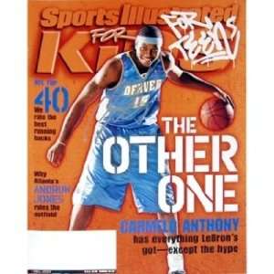 Carmelo Anthony Signed Sports Illustrated For Kids Sports 