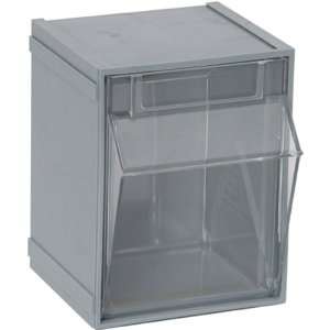   by 4 1/2 Inch by 8 1/8 Inch Tip Out Bin System, Gray