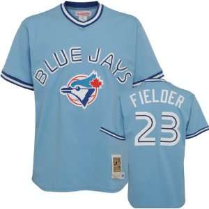  Toronto Blue Jays Cecil Fielder #23 Throwback Jersey 