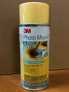 Cans   3M Photo Mount   Spray Adhesive  