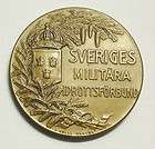 sweden 1909 military sports medal 3rd place bronze 