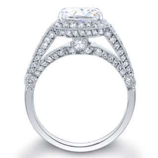 Ct Cushion Cut Diamond Engagement Ring Platinum 950  