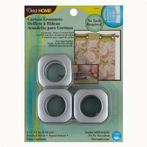  Curtain Grommets Square 1 Brushed Silver By The Each 