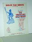 dolce far niente sheet music meredith willson musical expedited 