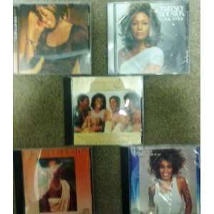  4 Whitney Houston CDs and Waiting to Exhale CD  57 Songs 