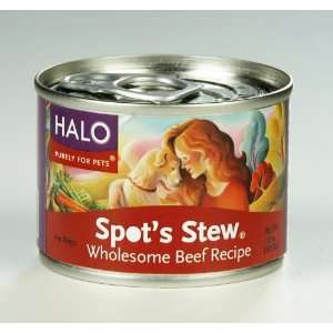  Halo Spots Stew Natural Dog Food, Wholesome Beef Recipe 