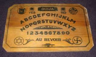   1920 FRENCH JM J.M. SIMMONS OUIJA BOARD WITCH SWASTIKA HEXAGRAM  