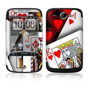  HTC WildFire Decal Skin   Royal Flush 