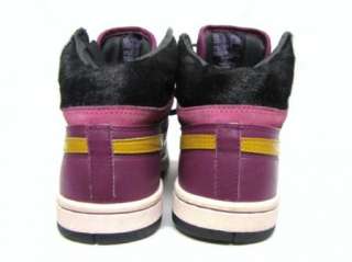 NIKE Court Force Hi Premium Pony Hair Purple Sneakers  