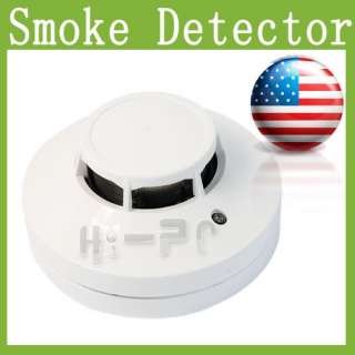Wired Fire Alarm Alert Photoelectric Smoke Detector For Home Security 