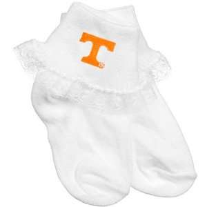   Tennessee Volunteers Toddler Girls White Lace Ankle Socks: Automotive