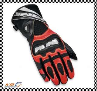 SPIDI SPORT EVO H2OUT LEATHER GLOVES BLACK/RED X LARGE  