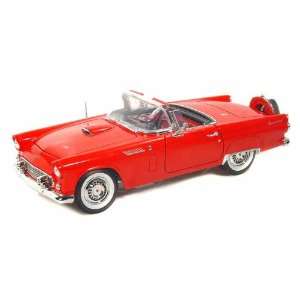  1956 Ford Thunderbird Convertible 1/18 Red Toys & Games