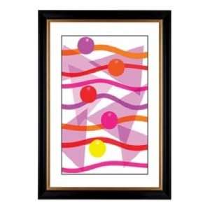  Giclee Pink Pattern 41 3/8 High Wall Art