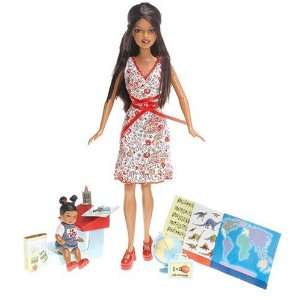   Forever Barbie Teacher Barbie Doll   African American Toys & Games