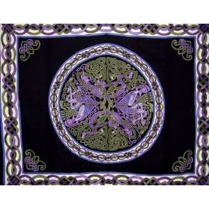  Celtic Tapestry Wheel of Life Many Uses Home Decor: Home 