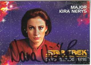 Nana Visitor Star Trek DS9 Major Kira Autographed Trading Card #3 