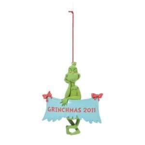  Grinch from Department 56 Flocked Grinchmas 2011 Ornament 