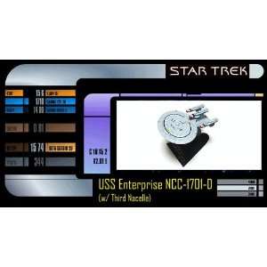   Trek 5 Inch USS Enterprise NCC 1701 D (w/ Third Nacelle) Toys & Games