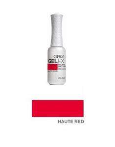Orly Gel FX Gel Polish Haute Red #30001, .3 oz. (9 ml)  