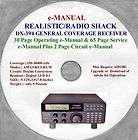 Realistic Radio Shack DX 400 Shortwave,Receiver, DX 400 Manual Disc 