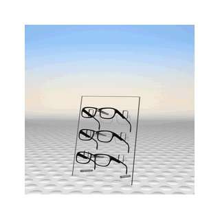  Clear Acrylic Sunglass Eyewear Display with 3 frame 