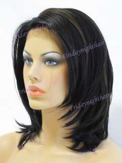 NEW Top Quality Synthetic Lace Front Full wig GLS10 1B  