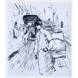   Street Road Henri Toulouse Lautrec   Original Halftone Print: Home