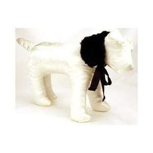  Black She Stole Your Heart Dog Stole with Satin Ribbon 