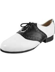 Womens Saddle White & Black Costume Shoes