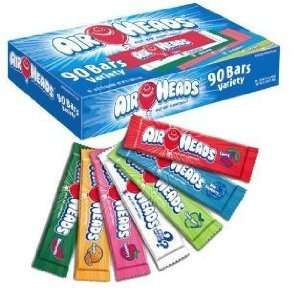 Airheads  Assorted Flavors, 90ct (Variety Pack)  Grocery 