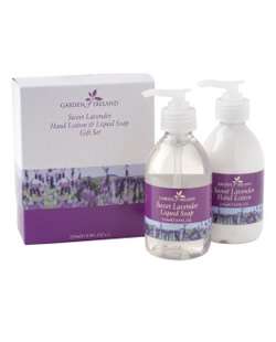 Sweet Lavender Liquid Soap & Hand Lotion Set! Gift Box  