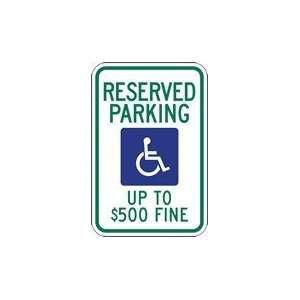   : West Virginia State Handicap Parking Sign   12x18: Home Improvement